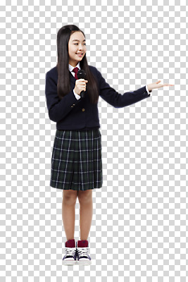 편집 편집이미지 학생 응시 여자 교복 포즈 모션 중학생 청소년 한명 서기 웃음 들기 사람 동양인 손짓 상반신 10대 한국인 가리킴 발표 마이크 여중생 PNG 여자만 여자한명만 십대만 십대여자만 십대여자한명만 편집소스 1 시선 옷 음향기기 표정 인종 파일형식