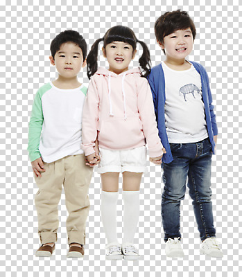 전신 편집 편집이미지 라이프스타일 여자 남자 어린이라이프 어린이 서기 웃음 사람 동양인 소녀 소년 앞모습 세명 친구 손잡기 유치원생 한국인 PNG 어린이만 편집소스 뷰포인트 관계 모션 표정 인종 생활 파일형식