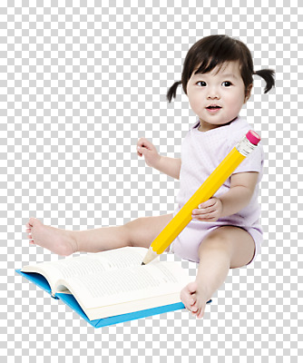전신 편집 편집이미지 응시 여자 교육 한명 사람 앉기 동양인 옆모습 책 연필 펼침 한국인 아기 잡기 학습지 PNG 여자만 여자한명만 아기만 여자아기만 여자아기한명만 편집소스 1 시선 뷰포인트 모션 학용품 교재 인종 필기구 파일형식