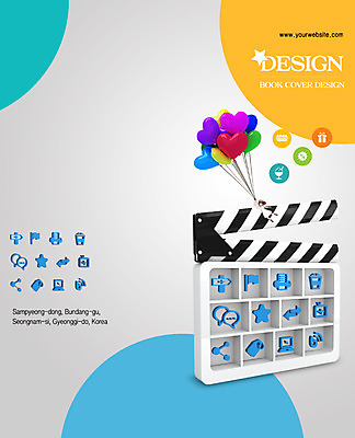 PSD 템플릿 편집 표지디자인 북디자인 출판디자인 여자 표지 별 리플렛 백그라운드 2단접지 북커버 한명 사람 팜플렛 라이프 픽토그램 하트 비행 클래퍼보드 영화 하트풍선 풍선 여자만 여자한명만 이미지템플릿 자연요소 모양 1 문화예술 생활 파일형식