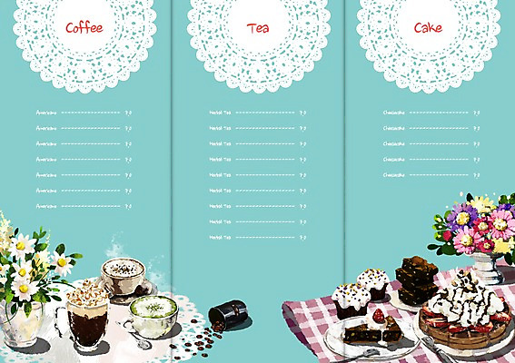 PSD 식물 템플릿 편집 그릇 접시 표지디자인 북디자인 출판디자인 꽃 내지 커피 음료 음식 리플렛 백그라운드 포크 북커버 3단접지 디저트 잔 팜플렛 사람없음 컵 케이크 숟가락 꽃병 차 티스푼 메뉴 메뉴판 와플 라떼 이미지템플릿 식기 수저 파일형식