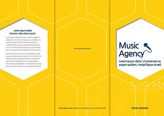 PSD 템플릿 편집 표지디자인 북디자인 출판디자인 표지 음악 리플렛 컬러 백그라운드 북커버 3단접지 프레임 팜플렛 사람없음 라이프 노란색 마이크 육각형 이미지템플릿 도형 음향기기 문화예술 생활 파일형식
