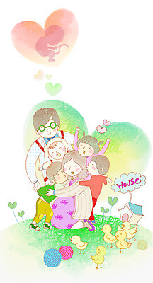 전신 PSD 식물 동물 여자 남자 딸 행복 아들 어린이 일러스트 가정 가족 엄마 주택 함께함 병아리 웃음 사람 앉기 소녀 소년 잔디 여러명 성인 건물 부모 화목 임산부 임신 자녀 하트 아기 아빠 태아 다자녀 다자녀가족 국내일러스트 모양 건축물 감정 다수 컨셉 관계 모션 조류 표정 파일형식