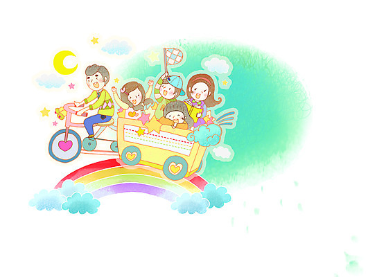 전신 PSD 구름 여자 남자 딸 행복 별 아들 어린이 무지개 일러스트 가정 가족 엄마 함께함 웃음 사람 앉기 소녀 소년 여러명 성인 부모 화목 수레 달 자녀 아빠 초승달 다자녀 채집망 다자녀가족 국내일러스트 자연요소 감정 다수 컨셉 관계 모션 표정 카트 파일형식