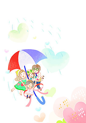 전신 PSD 여자 남자 딸 행복 리본 아들 어린이 일러스트 우산 가정 가족 엄마 날씨 함께함 웃음 사람 소녀 소년 여러명 성인 부모 화목 자녀 하트 아빠 빗방울 다자녀 다자녀가족 국내일러스트 모양 감정 다수 컨셉 관계 표정 비_날씨 파일형식