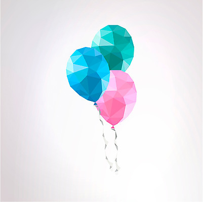 아이콘 기념일 백그라운드 무늬 패턴 입체아이콘 이벤트 사람없음 삼각형 입체 오브젝트 풍선 2D아이콘 AI파일 도형 파일형식 벡터