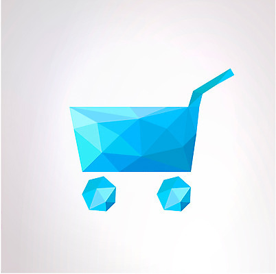아이콘 컬러 하늘색 백그라운드 무늬 패턴 입체아이콘 사람없음 카트 쇼핑카 삼각형 장바구니 입체 오브젝트 2D아이콘 AI파일 도형 파란색 쇼핑 바구니 파일형식 벡터