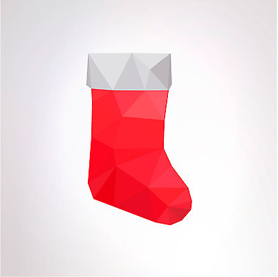 아이콘 컬러 백그라운드 크리스마스장식 무늬 패턴 양말 입체아이콘 사람없음 장식 빨간색 삼각형 입체 오브젝트 2D아이콘 AI파일 도형 크리스마스 파일형식 벡터
