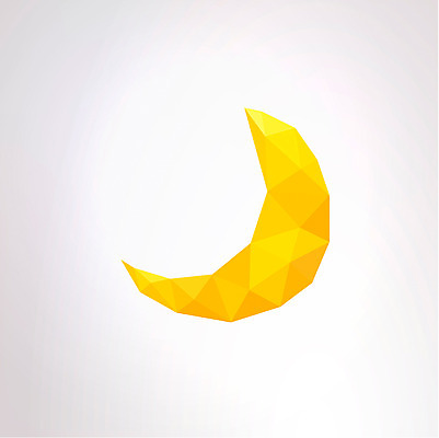 아이콘 백그라운드 무늬 패턴 입체아이콘 사람없음 달 삼각형 초승달 입체 2D아이콘 AI파일 자연요소 도형 파일형식 벡터