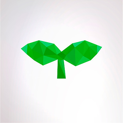 식물 아이콘 백그라운드 무늬 패턴 입체아이콘 사람없음 새싹 삼각형 입체 2D아이콘 AI파일 도형 파일형식 벡터