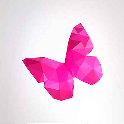 동물 아이콘 한마리 컬러 나비 곤충 백그라운드 무늬 패턴 입체아이콘 사람없음 삼각형 자주색 입체 2D아이콘 AI파일 도형 1 파일형식 벡터