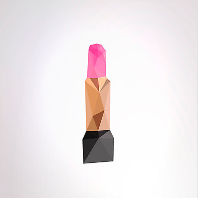 아이콘 백그라운드 무늬 패턴 입체아이콘 사람없음 뷰티 화장품 립스틱 화장용품 미용용품 삼각형 입체 오브젝트 2D아이콘 AI파일 도형 파일형식 벡터