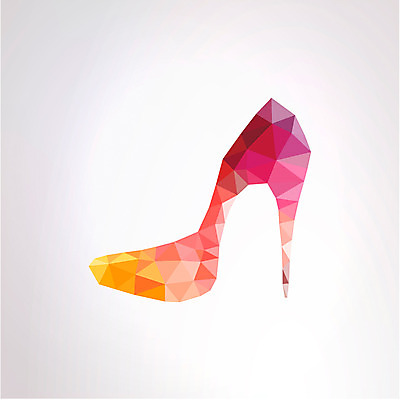 아이콘 잡화 구두 백그라운드 무늬 패턴 입체아이콘 사람없음 삼각형 하이힐 여성화 입체 오브젝트 2D아이콘 AI파일 도형 신발 파일형식 벡터
