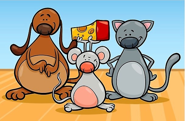 EPS 해외이미지 허리손 일러스트 치즈 서기 들기 사람없음 반려동물 귀여움 고양이 강아지 쥐 해외202004 해외일러스트 동물 포즈 컨셉 포유류 모션 유제품 개 설치류 파일형식 벡터 이미지허브