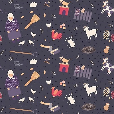 EPS 해외이미지 캐릭터 꽃잎 꽃 백그라운드 잎 꽃무늬 패턴 일러스트 조류 염소 여러명 울타리 마을 회색 우유 시골 소 개 빗자루 도끼 수탉 암탉 테마 해외202004 해외일러스트 일러캐릭터 식물 동물 컬러 다수 무늬 포유류 유제품 사람 담장 닭 암컷 청소도구 수컷 파일형식 벡터 이미지허브