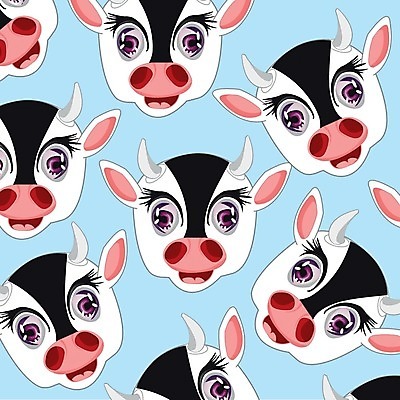 EPS 해외이미지 동물 패턴 일러스트 포유류 반려동물 머리 우유 머그컵 소 코 해외202004 해외일러스트 무늬 유제품 신체부위 컵 파일형식 벡터 이미지허브