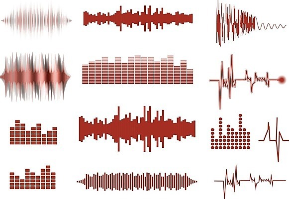 EPS 해외이미지 음악 일러스트 사람없음 빨간색 소리 볼륨 스테레오 이퀄라이저 사운드웨이브 해외일러스트 컬러 문화예술 파일형식 벡터 이미지허브