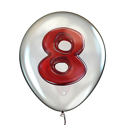 포토 JPG 해외이미지 사람없음 빨간색 숫자 3D 8 광택 풍선 해외202004 해외포토 문자 컬러 디지털합성 파일형식 이미지허브