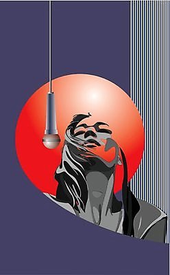 EPS 해외이미지 얼굴 조각 일러스트 바람 빨간색 파란색 줄무늬 콘서트 가수 원형 타격 해외202004 해외일러스트 자연요소 도형 컬러 무늬 모션 날씨 신체부위 공연 음악가 파일형식 벡터 이미지허브