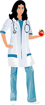 EPS 해외이미지 직업 여자 음식 유니폼 잎 다이어트 과일 일러스트 바지 청진기 서기 미소 빨간색 파란색 간호사 의사 코트 흰색 신선 잡기 사과 만화 건강식 고립 해외202004 해외일러스트 식물 옷 컬러 의료기기 모션 하의 표정 건강 사람 외투 의료진 파일형식 벡터 이미지허브