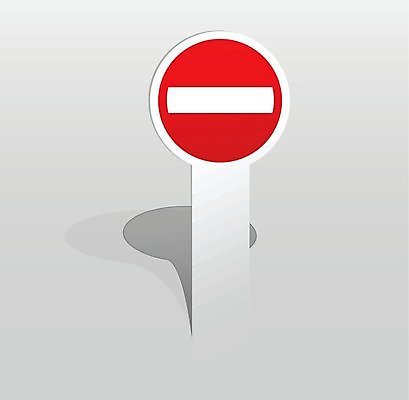 EPS 해외이미지 종이 도로 스티커 일러스트 벽돌 3 그림자 안전 그래픽 빨간색 회색 흰색 위협 사인 시작 D 판지 그만 해외202004 해외일러스트 알파벳 길 컬러 교통시설 파일형식 벡터 이미지허브