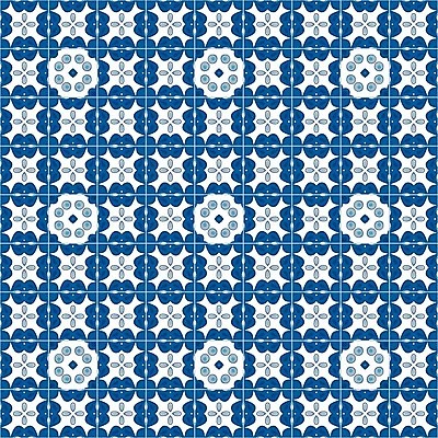 EPS 해외이미지 전통 디자인 패턴 일러스트 벽지 추상 장식 파란색 흰색 포르투갈 타일 묘사 정사각형 모자이크 스페인어 아라베스크 엘리먼트 튀니지 해외202004 해외일러스트 도형 유럽 컬러 무늬 아프리카 파일형식 벡터 이미지허브