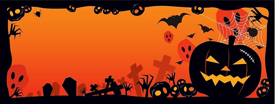 EPS 해외이미지 디자인 백그라운드 오렌지 일러스트 호박 장식 파티 검은색 할로윈 축하 유령 박쥐 해외202004 해외일러스트 컬러 컨셉 채소 과일 포유류 이벤트 파일형식 벡터 이미지허브