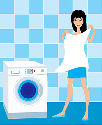 EPS 해외이미지 백인 라이프스타일 옷 여자 가사 일러스트 건조 미소 사람 성인 파란색 기계 청결 흰색 직물 신선 작업 점 씻기 빨래 가루 세제 순수 주부 린스 해외202004 해외일러스트 서양인 컬러 컨셉 표정 생활 위생 파일형식 벡터 외국인 인종 이미지허브