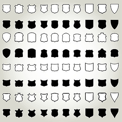 EPS 해외이미지 모양 템플릿 배너 포스터 무기 백그라운드 패턴 일러스트 프레임 경비 안전 라벨 방 골동품 깃발 중세 클래식 보호 메달 심볼 오브젝트 사인 군용 배지 방패 고립 해외202004 해외일러스트 컨셉 무늬 군대 역사 상_상패 파일형식 벡터 이미지허브