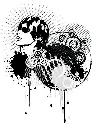 EPS 해외이미지 디자인 얼굴 백그라운드 컨셉 일러스트 추상 미술 그래픽 장식 검은색 표현 경찰 묘사 엘리먼트 해외202004 해외일러스트 직업 컬러 무늬 문화예술 신체부위 파일형식 벡터 이미지허브