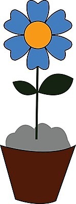 EPS 해외이미지 꽃 일러스트 자연 프레임 발렌타인데이 장식 파란색 갈색 봄 신선 화려 냄비 꽃집 그림 향기 악취 이국적 해외202004 해외일러스트 식물 계절 컬러 컨셉 데이이벤트 상점 솥 생태계 냄새 파일형식 벡터 이미지허브