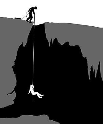 EPS 해외이미지 남자 실루엣 밧줄 일러스트 자연 사람 어둠 탐험 구멍 동굴 자르기 윤곽 지하 깊이 해외202004 해외일러스트 줄 모션 촬영기법 생태계 파일형식 벡터 이미지허브