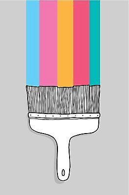 EPS 해외이미지 백그라운드 컨셉 일러스트 미술 컬러풀 페인트 만화 페인트붓 화가 카피스페이스 해외202004 해외일러스트 직업 컬러 문화예술 공백 붓 파일형식 벡터 이미지허브