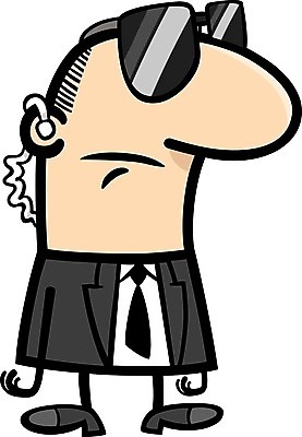 EPS 해외이미지 클립아트 직업 일러스트 경비 유머 보호 만화 중개인 그림 보안 경호원 캐리커처 해외202004 해외일러스트 감정 컨셉 안전 파일형식 벡터 이미지허브