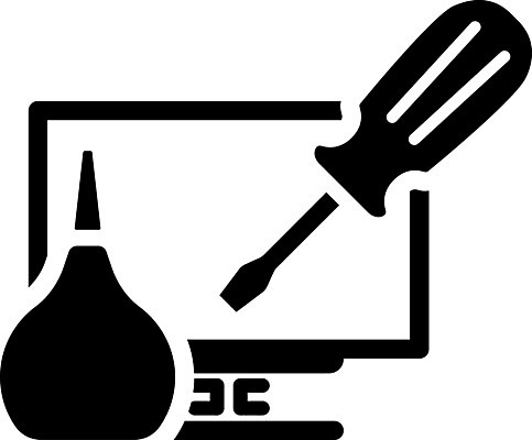 EPS 해외이미지 일러스트 노트북 컴퓨터 세트 스크린 자료 과학기술 공구 도움 수리 심볼 분석 서비스 고정 기어 설정 유지 UI 인터페이스 지원 해외202004 해외일러스트 컨셉 기술 전자제품 도구 파일형식 벡터 이미지허브