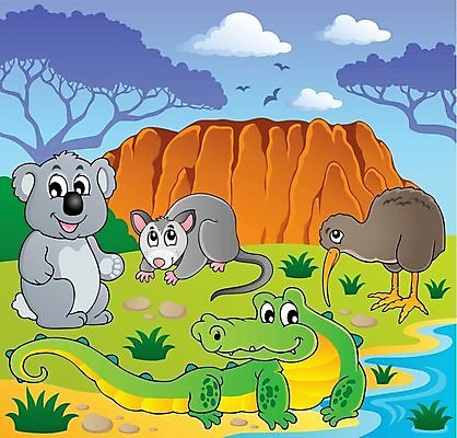 EPS 해외이미지 동물 디자인 응시 행복 야생동물 일러스트 포유류 파충류 조류 산 키위 미술 미소 그래픽 여름 그리기 호주 언덕 그림 악어 사암 서식지 해외202004 해외일러스트 시선 계절 감정 과일 모션 문화예술 표정 돌_바위 오세아니아 파일형식 벡터 이미지허브