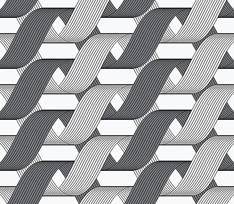 EPS 해외이미지 모양 디자인 리본 선 백그라운드 패턴 일러스트 벽지 추상 흑백 3D 경작 줄무늬 회색 흰색 고리 구부린 타일 질감 심플 모자이크 겹침 층 현실 해외202004 해외일러스트 컬러 무늬 모션 촬영기법 농사 디지털합성 파일형식 벡터 이미지허브