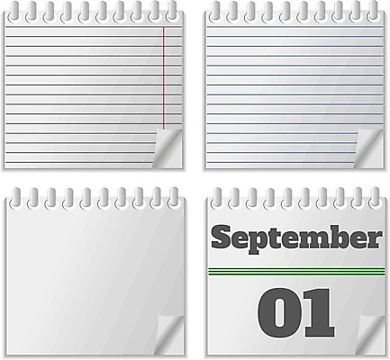 EPS 해외이미지 템플릿 디자인 배너 교육 종이 백그라운드 일러스트 비즈니스 학교 나선형 책 사무실 우주 다이어리 쪽지 공책 공백 달력 흰색 주름 메시지 편지지 오브젝트 질감 문서 페이지 공지사항 바인더 시트 패드 고립 조언 해외202004 해외일러스트 컬러 무늬 문구용품 사무용품 편지 파일형식 벡터 이미지허브