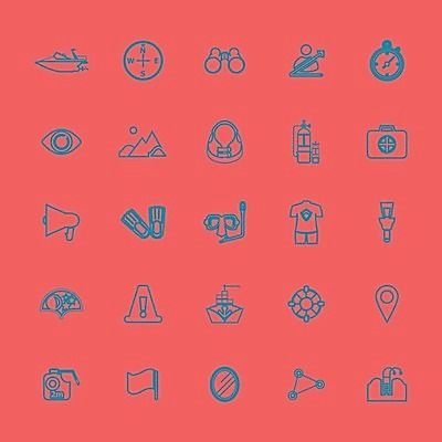 EPS 해외이미지 수영복 산업 선 스포츠 섬 여행 요트 일러스트 비즈니스 항해 파란색 쌍안경 보트 나침반 크루즈 심볼 사인 함선 승객 포트 일반 산소 해외202004 해외일러스트 옷 컬러 배_교통 망원경 원소 파일형식 벡터 이미지허브