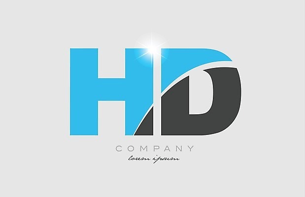 EPS 해외이미지 모양 템플릿 디자인 알파벳 백그라운드 일러스트 회사 비즈니스 파란색 반짝임 회색 편지 심볼 신분 D H 엘리먼트 활자 해외202004 해외일러스트 영어 컬러 모션 활자판 파일형식 벡터 이미지허브