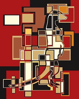 EPS 해외이미지 동물 디자인 야생동물 일러스트 포유류 추상 미술 서기 빨간색 컬러풀 블록 모자이크 경보 미어캣 해외202004 해외일러스트 컬러 무늬 모션 문화예술 파일형식 벡터 이미지허브