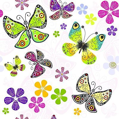 EPS 해외이미지 문양 꽃 나비 패턴 일러스트 사람없음 컬러풀 화려 해외일러스트 식물 컬러 곤충 컨셉 무늬 파일형식 벡터 이미지허브