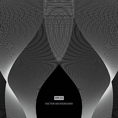 EPS 해외이미지 모양 템플릿 디자인 선 백그라운드 컨셉 패턴 곡선 일러스트 추상 흑백 미술 사람없음 그래픽 빛 디지털 검은색 줄무늬 회색 흰색 연기 매끈함 혼합 웨이브 엘리먼트 스타일 효과 해외202004 해외일러스트 컬러 무늬 문화예술 촬영기법 감각 파일형식 벡터 이미지허브