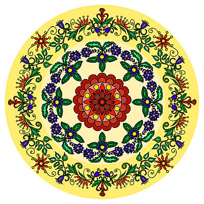 EPS 해외이미지 모양 디자인 꽃 백그라운드 꽃무늬 일러스트 추상 프레임 미술 그래픽 장식 빨간색 초록색 컬러풀 노란색 검은색 활발 나뭇가지 얼룩 원형 그리기 해외202004 해외일러스트 도형 나무 식물 컬러 컨셉 무늬 모션 문화예술 파일형식 벡터 이미지허브