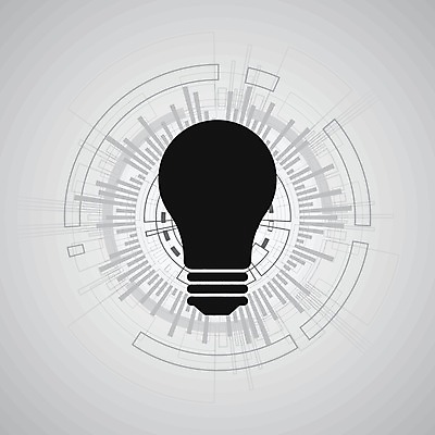 EPS 해외이미지 디자인 일러스트 전구 추상 사람없음 그래픽 디지털 회색 해외202004 해외일러스트 컬러 무늬 파일형식 벡터 이미지허브