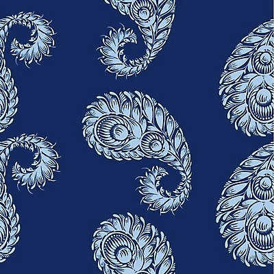 EPS 해외이미지 식물 디자인 꽃 백그라운드 잎 일러스트 추상 사람없음 파란색 해외202004 해외일러스트 컬러 무늬 파일형식 벡터 이미지허브