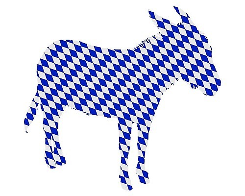 EPS 해외이미지 동물 배너 백그라운드 일러스트 포유류 독일 파란색 회색 흰색 심볼 사인 신호 당나귀 고립 전국 바이에른 바이에른사람 해외202004 해외일러스트 유럽 컬러 말_동물 파일형식 벡터 이미지허브
