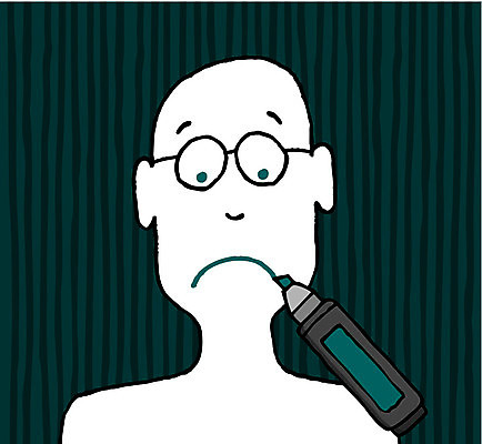 EPS 해외이미지 컨셉 일러스트 아이디어 파란색 슬픔 좌절 만화 그림 심플 우울증 해외202004 해외일러스트 감정 컬러 질병 파일형식 벡터 이미지허브