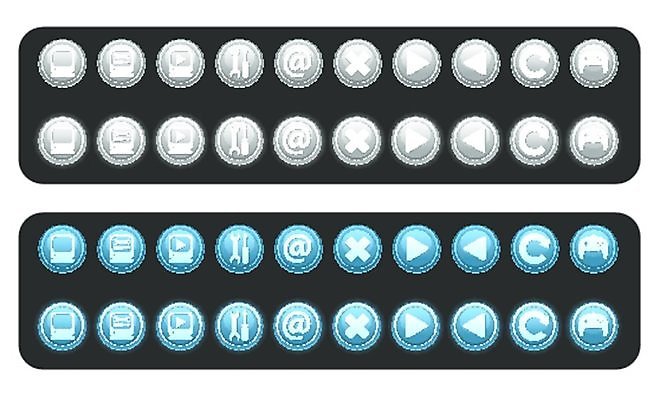 EPS 해외이미지 템플릿 디자인 인터넷 일러스트 놀이 추상 화살 그래픽 파란색 컴퓨터 세트 모니터 검은색 웹 회색 이메일 수집 심볼 영화 사인 메뉴 상쾌 광택 설정 삭제 그만 엘리먼트 해외202004 해외일러스트 감정 컬러 무늬 문화예술 전자제품 파일형식 벡터 이미지허브