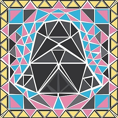 EPS 해외이미지 얼굴 일러스트 벽지 추상 미래 세포 파란색 우주 광선 퍼즐 맥박 크리스탈 수집 산등성이 다이아몬드 망사 오해 최면 환각 스타일 해외202004 해외일러스트 컬러 컨셉 무늬 의학 산 신체부위 직물 광석 보석 증상 파일형식 벡터 이미지허브